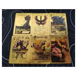 Pokemon Rare Gold Foil Cards Lot