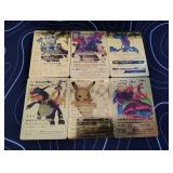 Pokemon Rare Gold Foil Cards Lot
