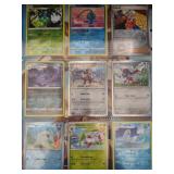 Pokemon Rare Holo Cards in Sheet