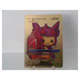 Pokemon Rare Gold Pikachu Mega Sableye