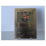 Pokemon Rare Gold Pikachu