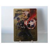 Pokemon Rare Gold Captain America & Braviary GX