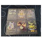 Pokemon Rare Black Foil Cards Lot