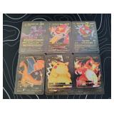 Pokemon Rare Black Foil Cards Lot
