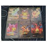 Pokemon Rare Black Foil Cards Lot