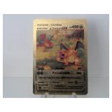 Pokemon Rare gold Charizard, Charmander GX