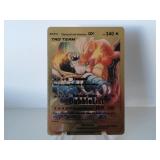 Pokemon Rare Gold Charizard & Blastoise GX
