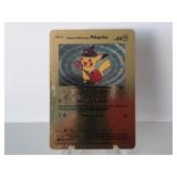 Pokemon Rare Gold Special Delivery Pikachu