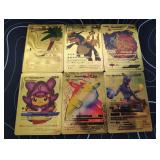 Pokemon Rare Gold Foil Cards Lot