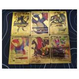Pokemon Rare Gold Foil Cards Lot