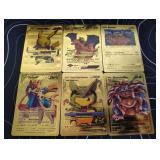 Pokemon Rare Gold Foil Cards Lot