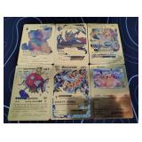 Pokemon Rare Gold Foil Cards Lot