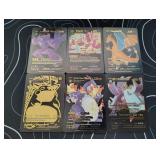 Pokemon Rare Black Foil Cards Lot