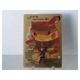 Pokemon Rare Gold Ash Pikachu Vmax