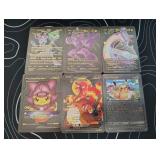 Pokemon Rare Black Foil Cards Lot