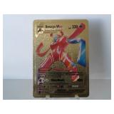 Pokemon Rare Gold Deoxys Vmax