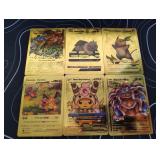 Pokemon Rare Gold Foil Cards Lot