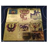 Pokemon Rare Gold Foil Cards Lot