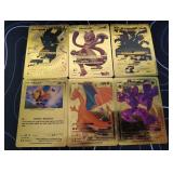 Pokemon Rare Gold Foil Cards Lot