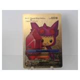 Pokemon Rare Gold Pikachu Mega Sableye