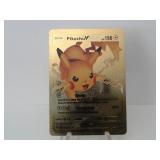 Pokemon Rare Gold Pikachu V