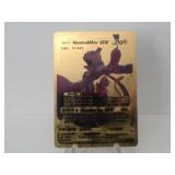 Pokemon Rare Gold Mewtwo & Mew GX
