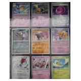 Pokemon Rare Holo Cards in Sheet