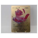 Pokemon Rare Gold Mew V