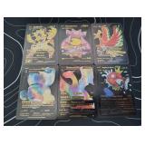 Pokemon Gold Black Cards Lot