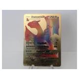 Pokemon Rare Gold Charizard GX Rainbow