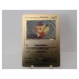 Pokemon Rare Gold Special Delivery Pikachu