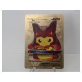 Pokemon Rare Gold Pikachu Mega Lucario