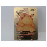 Pokemon Rare Gold Pikachu Vmax