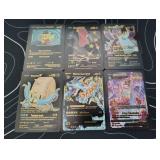 Pokemon Gold Black Cards Lot
