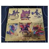 Pokemon Gold Foil Cards Lot