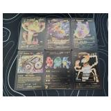 Pokemon Rare Black Foil Cards Lot