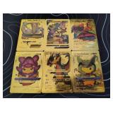 Pokemon Gold Foil Cards Lot