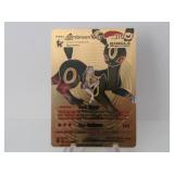 Pokemon Rare Gold Umbreon Vmax