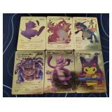 Pokemon Gold Foil Cards Lot
