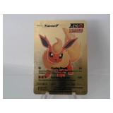 Pokemon Rare Gold Flareon V