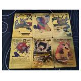 Pokemon Rare Gold Foil Cards Lot