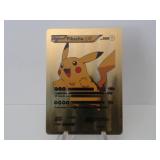 Pokemon Rare Gold Pikachu EX