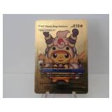 Pokemon Rare Gold Pikachu Mega Ampharos