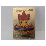 Pokemon Rare Gold Pikachu Mega Charizard Y