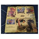 Pokemon Rare Gold Foil Cards Lot