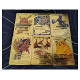 Pokemon Rare Gold Foil Cards Lot