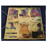 Pokemon Rare Gold Foil Cards Lot