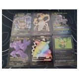 Pokemon Rare Black Foil Cards Lot