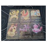 Pokemon Rare Black Foil Cards Lot