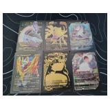 Pokemon Rare Black Foil Cards Lot